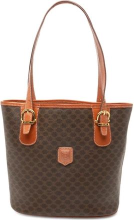 Celine Pre-owned Tote Bags, female, Brown, Size: ONE SIZE Pre-owned Printed Tote Bag
