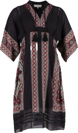 Sea New York Printed Tunic with Mini Dress in Black Viscose