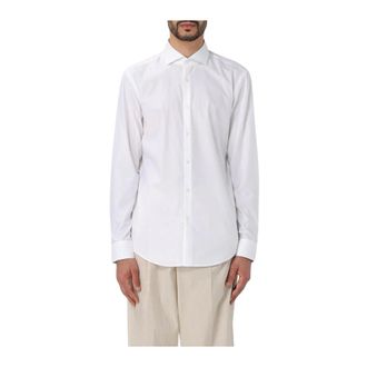 HUGO BOSS Hugo, Formal Shirts, male, White, Size: 2XL Classic Long Sleeve Dress Shirt