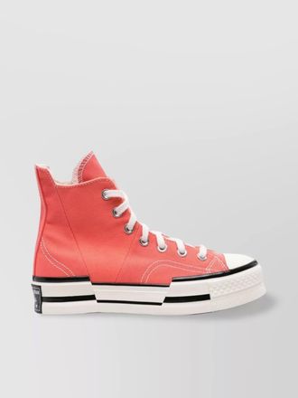 Converse canvas panelled high-top sneakers