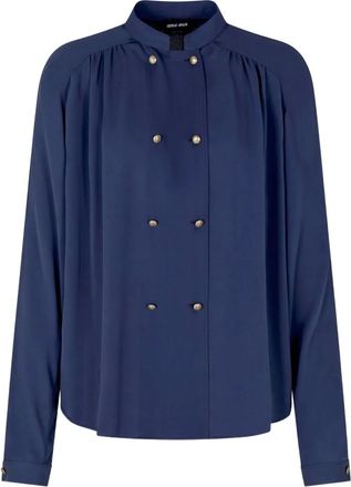 Giorgio Armani silk shirt - Blue