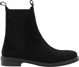 &Egrave; Mia Stijlvolle Enkellaarsjes - Dames - Chelseaboots - Zwart - 40 EU - Schoenen