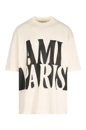 Ami OVERSIZE AMI PARIS T SHIRT Size: XS, colour: CREAM