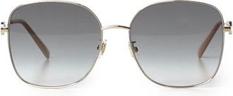Valentino Garavani Accessoires, Dames, Geel, ONE Size, Zonnebrillen