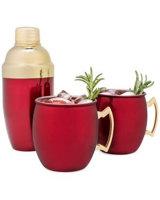 Twine Red Mule Mug & Cocktail Shaker Gift Set