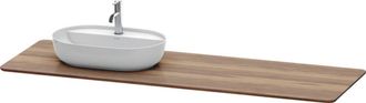 Duravit Consola Duravit Luv De Madera Maciza 25x1783x595m Con Recorte A La Izquierda De Nogal Macizo