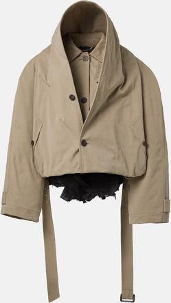 Balenciaga Trench in twill di cotone
