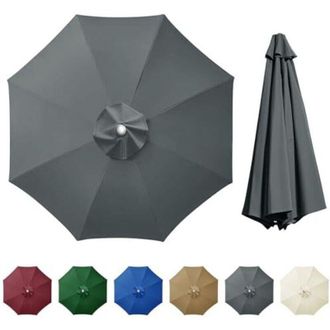 OEM Funda De Repuesto Para Sombrillas De 2 M, 2,5 M, 2,7 M Y 3 M Con 6/8 Varillas, Funda Para Sombrilla De Jard&iacute;n, Toldo Para Sombrilla Voladiza, Funda De