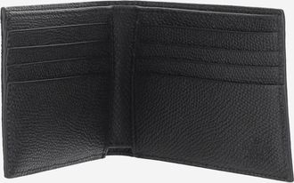 Valentino Garavani Mens Leather Wallet Vlogo Signature Black & Cardholders