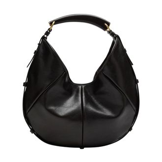 Saint Laurent Medium Mombasa Hobo Bag - female - Saint Laurent - Shoulder Bags - Brown - ONE SIZE - Bags