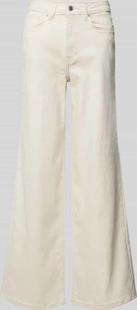 Only Wide Leg Jeans aus Baumwoll-Mix Modell MADISON in Ecru, Gr&ouml;&szlig;e XL/32