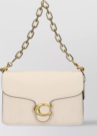 Coach tabby chain leather shoulder bag
