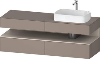 Duravit Qatego Consola Mueble Bajo Lavabo, 2 Extensiones, 2 - Duravit