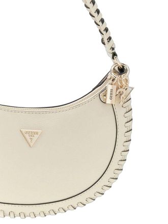 Guess Womens Shoulder Bag Bone Polyurethane Shoulder-bags