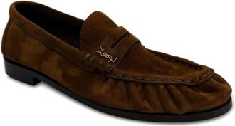 Saint Laurent Heren, Schoenen, Bruin, Maat: 42 1/2 EU Leer