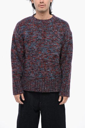 Jil Sander Maglione Melange CHUNKY In Lana Girocollo Jil Sander