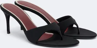 Magda Butrym Satin thong sandals