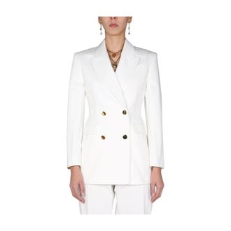 Alexander McQueen Blazer Lance Revers de doble botonadura - Jackets - Mujer - Blanco - L