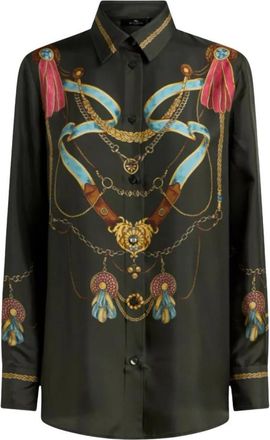 Etro Camicia in Seta Stampata - - Blouses & Shirts - Donna - Multicolore - S