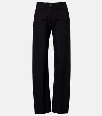 Khaite Mita virgin wool straight pants