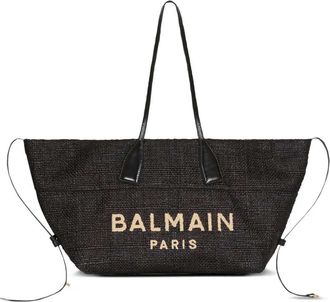 Balmain Bolso tote Balmain Track con bordado