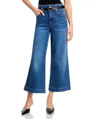 Frame Denim Seamed Wide Trousers In Charity