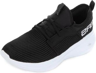 Skechers Go Run Fast Womens Runners Black/White 5 UK