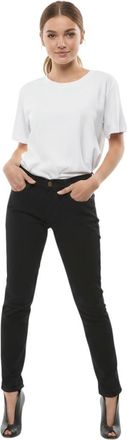 Frame Denim Black Skinny Mid Rise Jeans