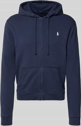 Polo Ralph Lauren Regular Fit Sweatjacke aus Baumwoll-Mix in Marine, Gr&ouml;&szlig;e XXL