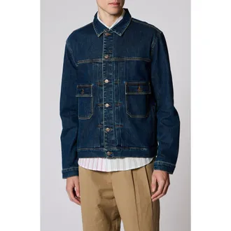 Paul Smith Western Denim Jacket in Vintage at Nordstrom, Size X-Large