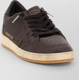 Golden Goose leather low-top sneakers