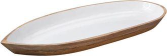 Be Home Madras Oval Oversized Dish in Natural at Nordstrom