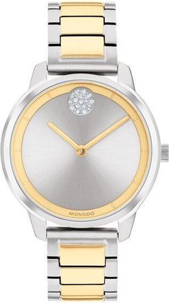 Movado Trend Element Quartz Silver Dial Ladies Watch 3600980
