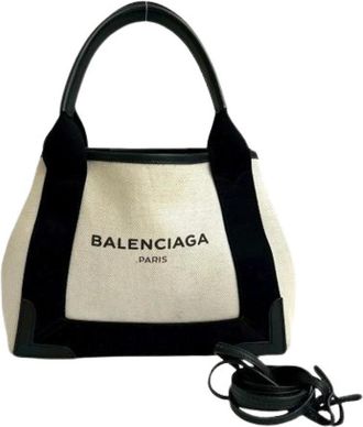 Balenciaga Pre-owned Tote Bags, female, Beige, Size: ONE SIZE Pre-owned Vintage Tote Bag