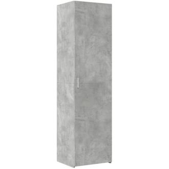 vidaXL Highboard Concrete Grey 50x42.5x185 cm Engineered Wood Vidaxl