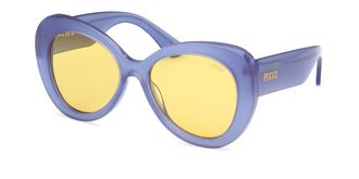 Pucci Emilio Pucci EP0232 90E Womens Sunglasses Blue Size 56