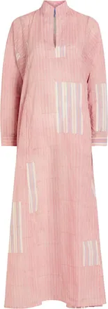 Thierry Colson Parvati Striped Cotton Maxi Dress - Red - XL (UK16 / XL)