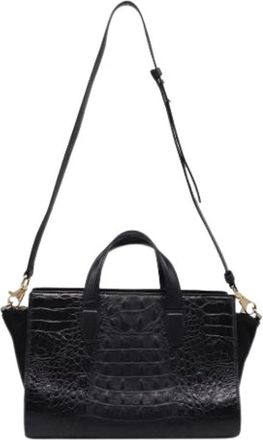 Alexander Wang Pre-owned Borsa a mano Pelican con stampa coccodrillo - - Pre-owned - Donna - Nero - ONE SIZE