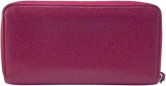 Louis Vuitton Pre-owned Wallets, female, Purple, Size: ONE SIZE Pre-owned Leather Wallet