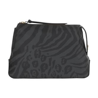 Pinko Pinko, Tassen, Dames, Zwart, ONE Size, Nylon, Classic Beauty Case