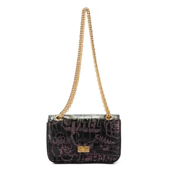 Chanel Mini 2.55 Graffiti Mini Schoudertas