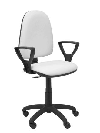 Piqueras y Crespo Piqueras Y Crespo - Silla A&yacute;na Similpiel Blanco Con Brazos