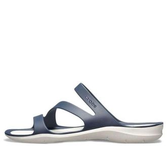 Crocs (WMNS) Crocs Blue White Sandals Blue White 203998-462