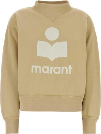 Isabel Marant Beige Cotton Blend Moby Sweatshirt