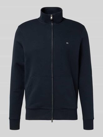 Christian Berg Regular Fit Sweatjacke mit Stehkragen in Marine, Gr&ouml;&szlig;e 3XL