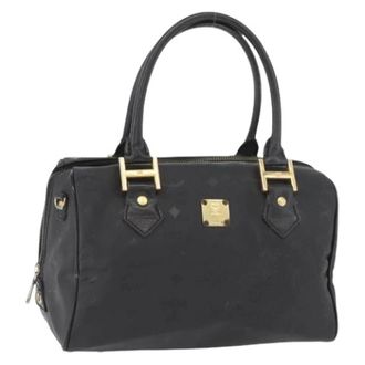 MCM Pre-owned Handtas - Dames - Vintage Handtas - Zwart - ONE Size - Leer - Vintage