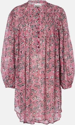 Isabel Marant Danael printed cotton voile minidress