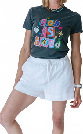 Sadie & Sage Radiate Shorts In White