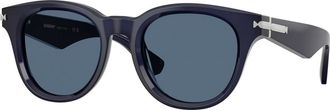 Burberry Blue Oval Mens Sunglasses BE4439 412080 51