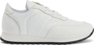 Giuseppe Zanotti Sneakers Jimi in pelle effetto coccodrillo - Bianco